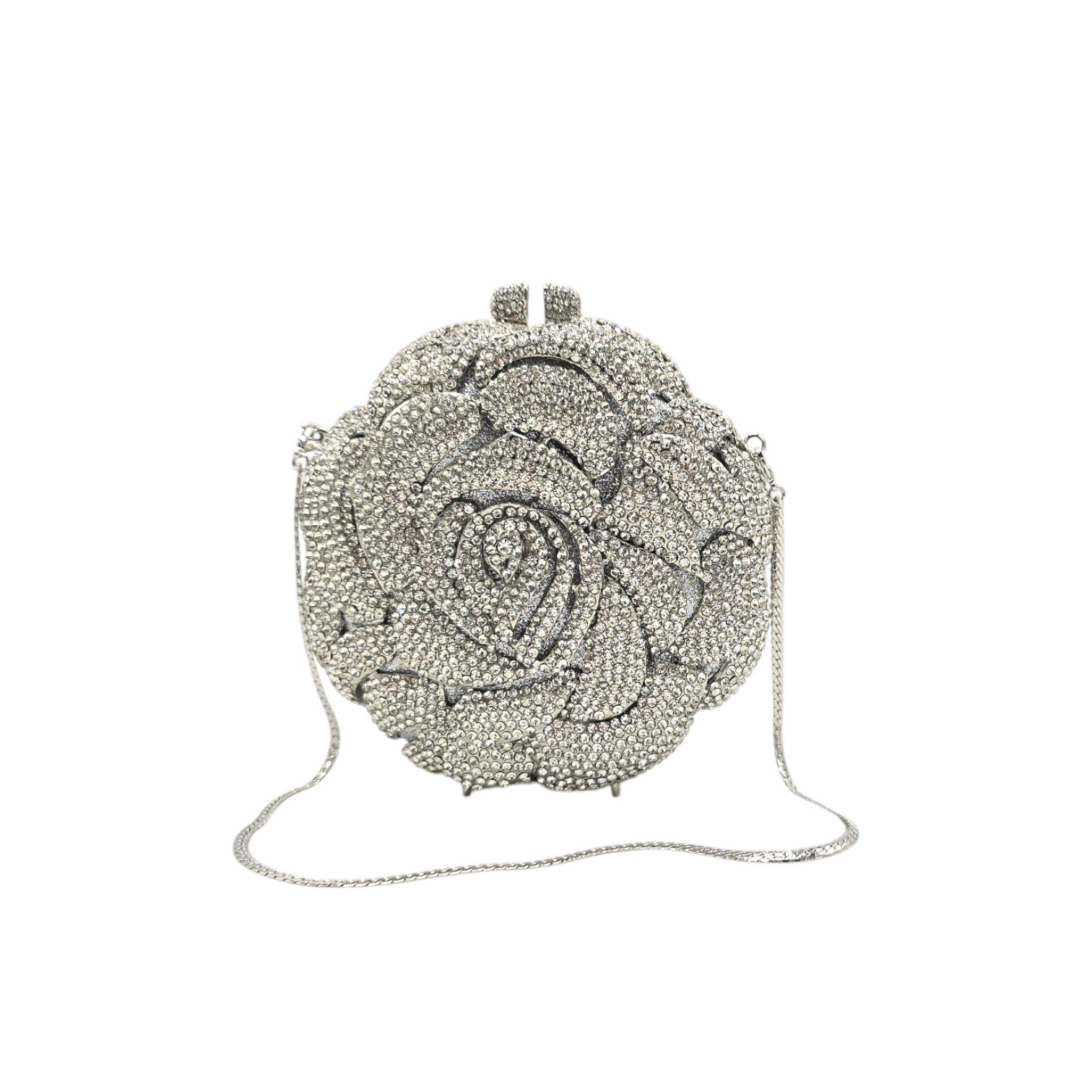 Exquisite Round Flower Clutch - Fashion Vogue 