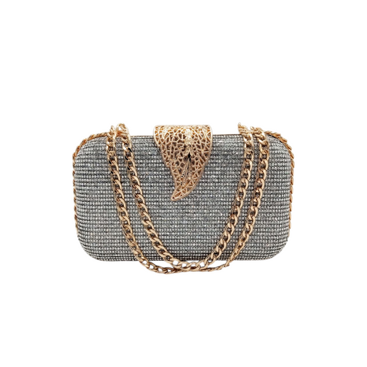 Classic Evergreen Leaf Clutch - Fashion Vogue 