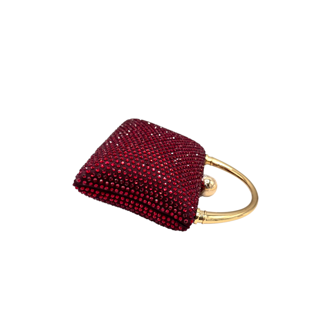 Mini Rhinestone Clutch - Fashion Vogue 