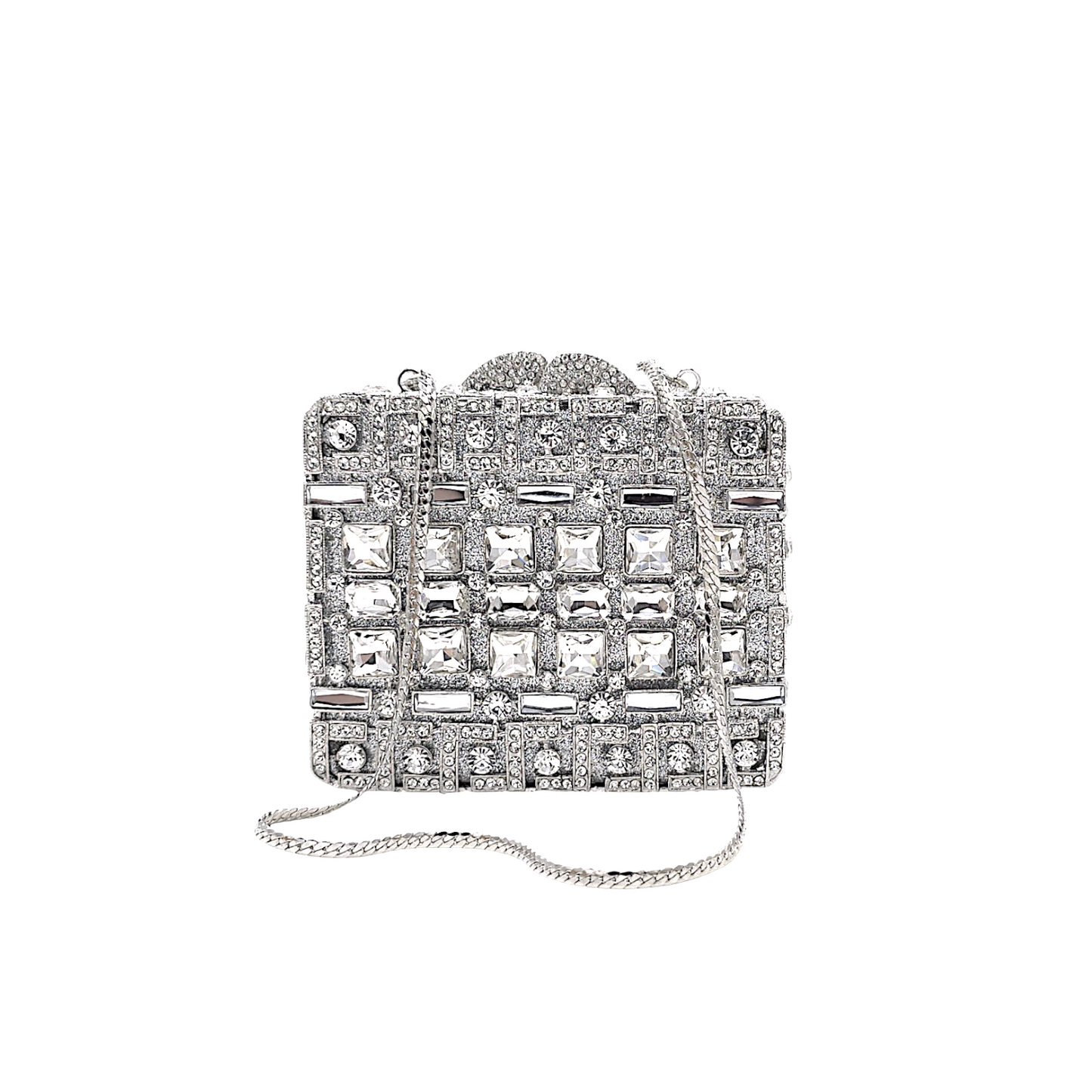 Crystal Square Clutch - Fashion Vogue 