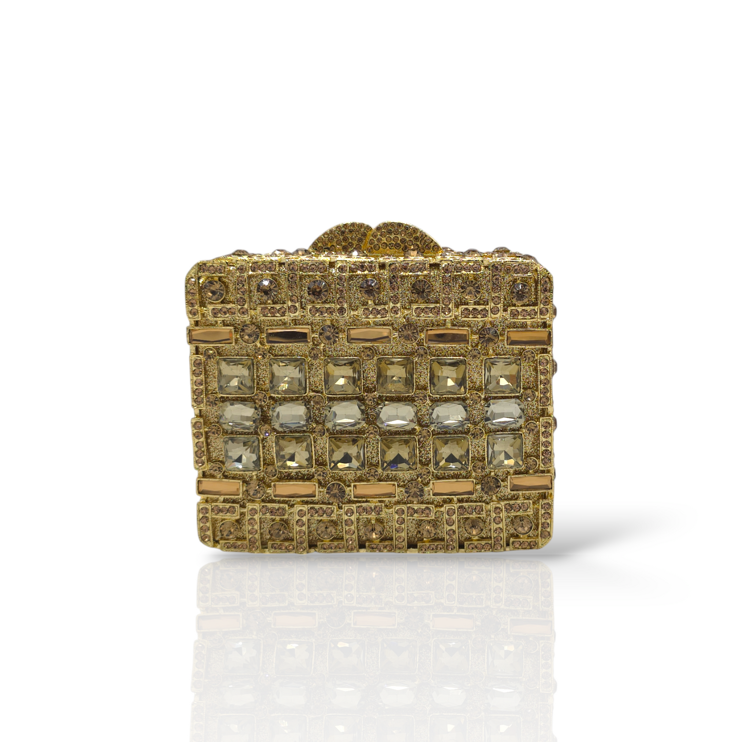 Crystal Square Clutch - Fashion Vogue 