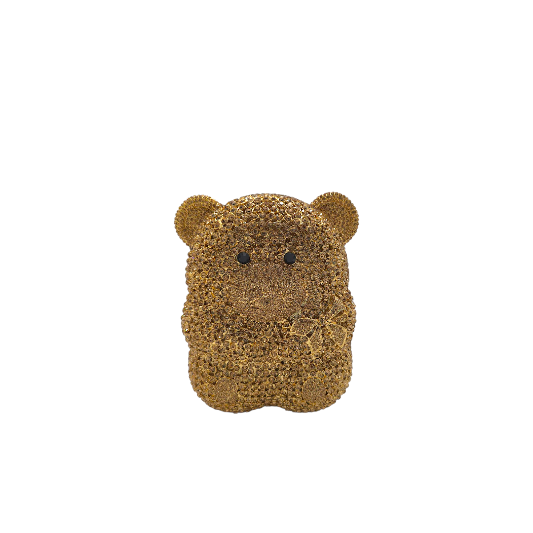 Luxury Teddy Bear Clutch - Fashion Vogue 