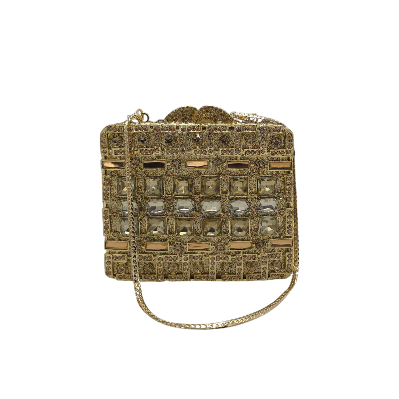 Crystal Square Clutch - Fashion Vogue 
