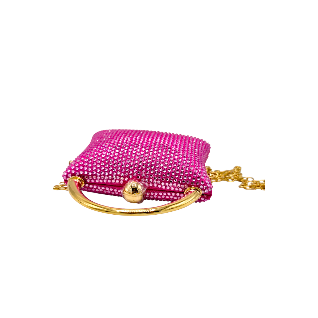 Mini Rhinestone Clutch - Fashion Vogue 