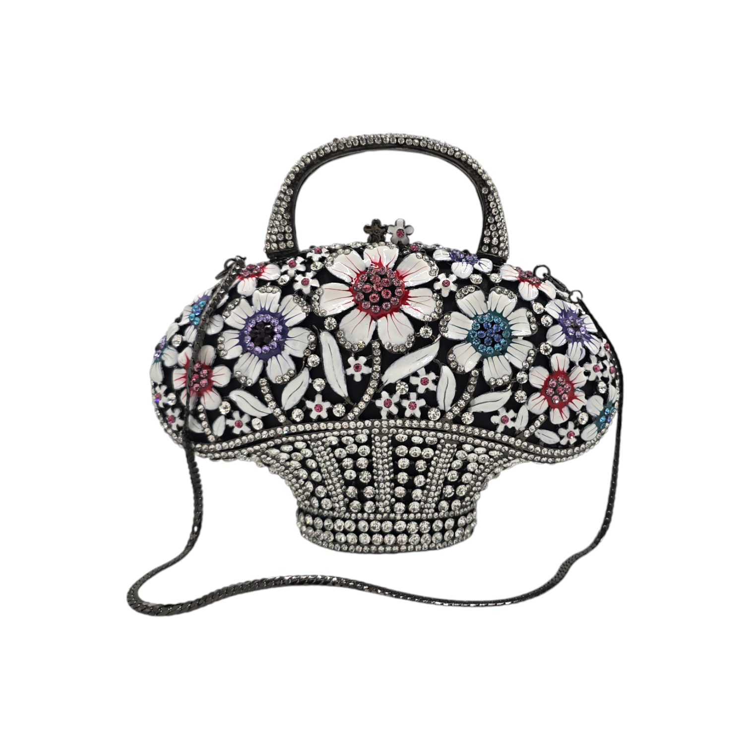 Stylish Flower Basket Clutch - Fashion Vogue 