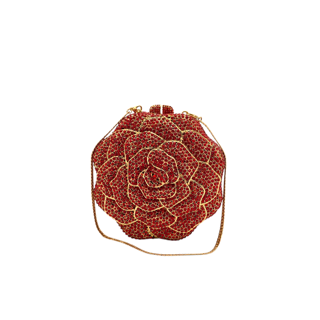 Mesmerizing Rose Clutch - AH003-0814 - Fashion Vogue 