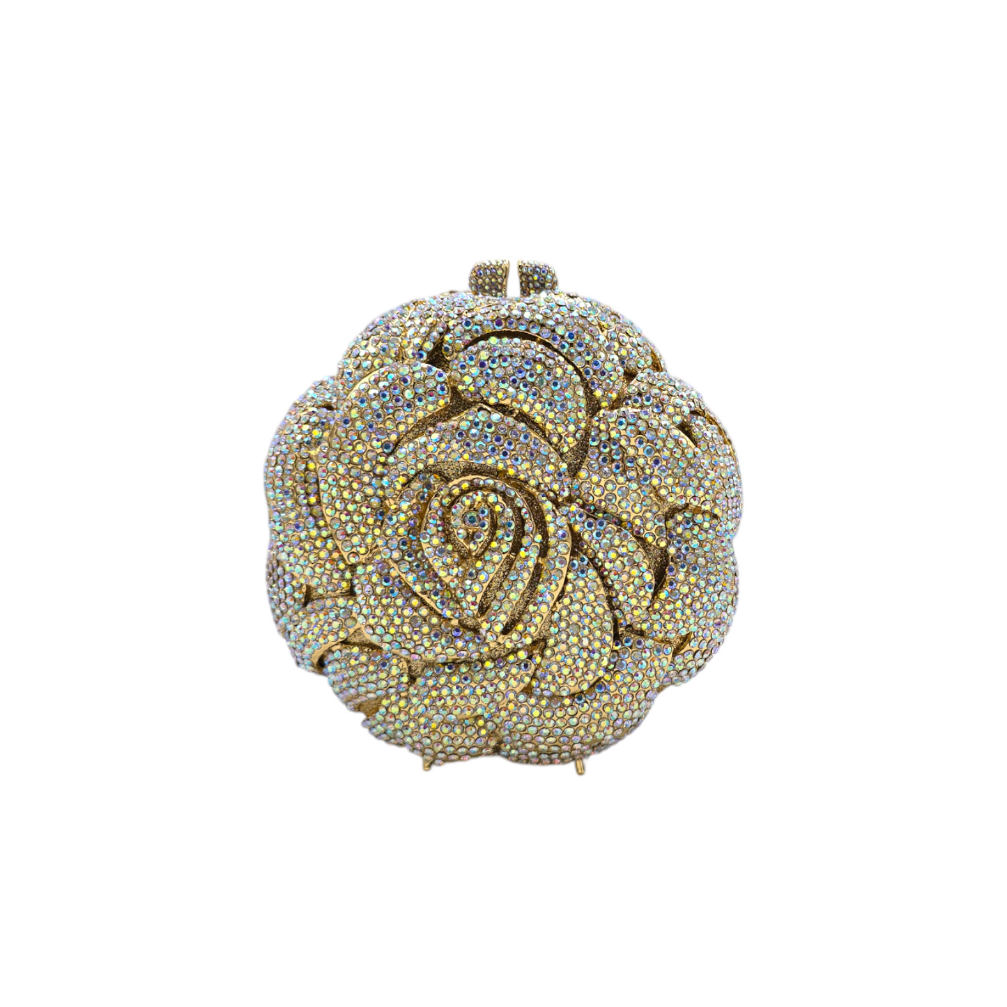 Exquisite Round Flower Clutch - Fashion Vogue 