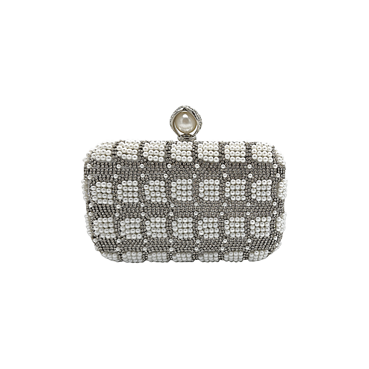 Pearl Beaded Clutch - Fashion Vogue 