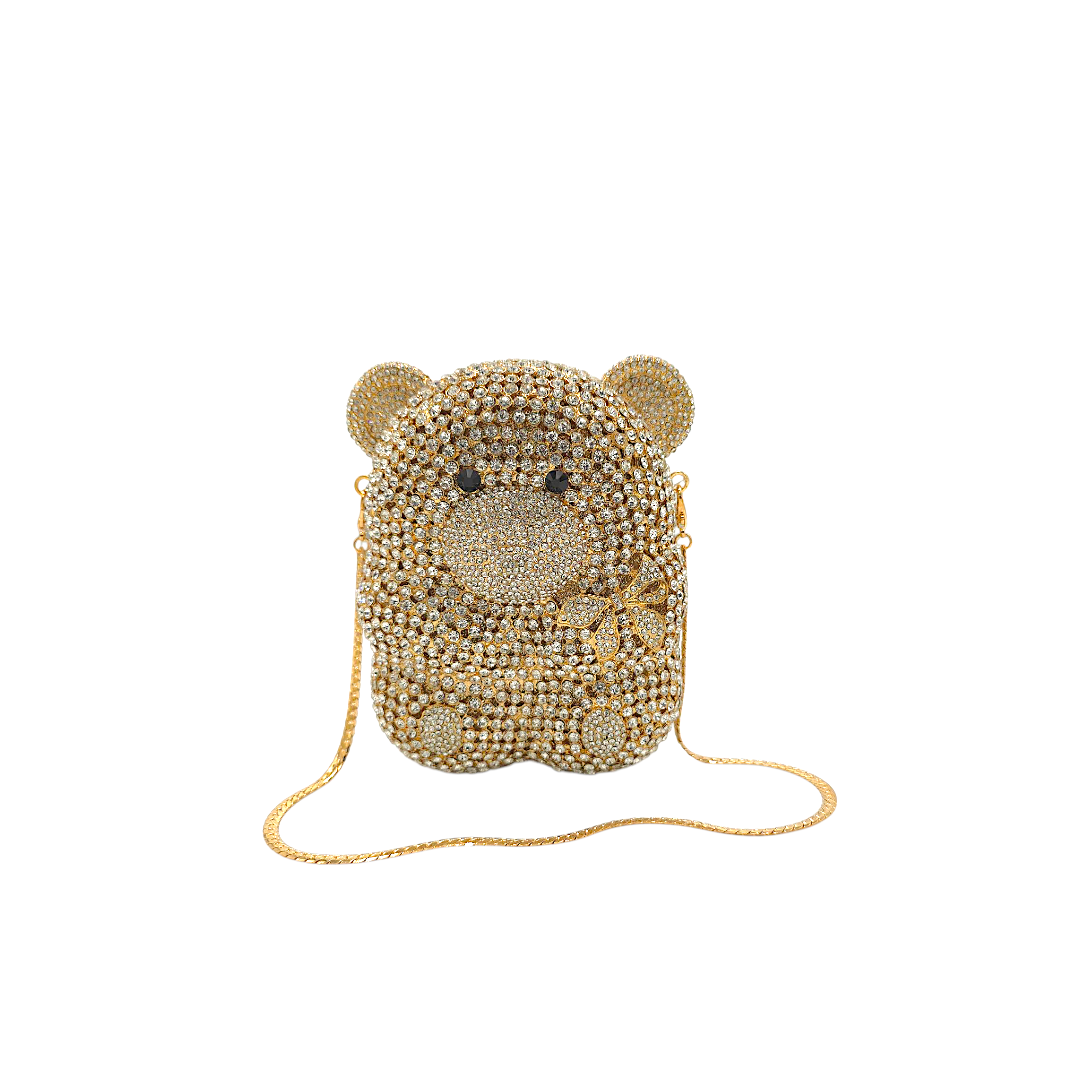Luxury Teddy Bear Clutch - Fashion Vogue 