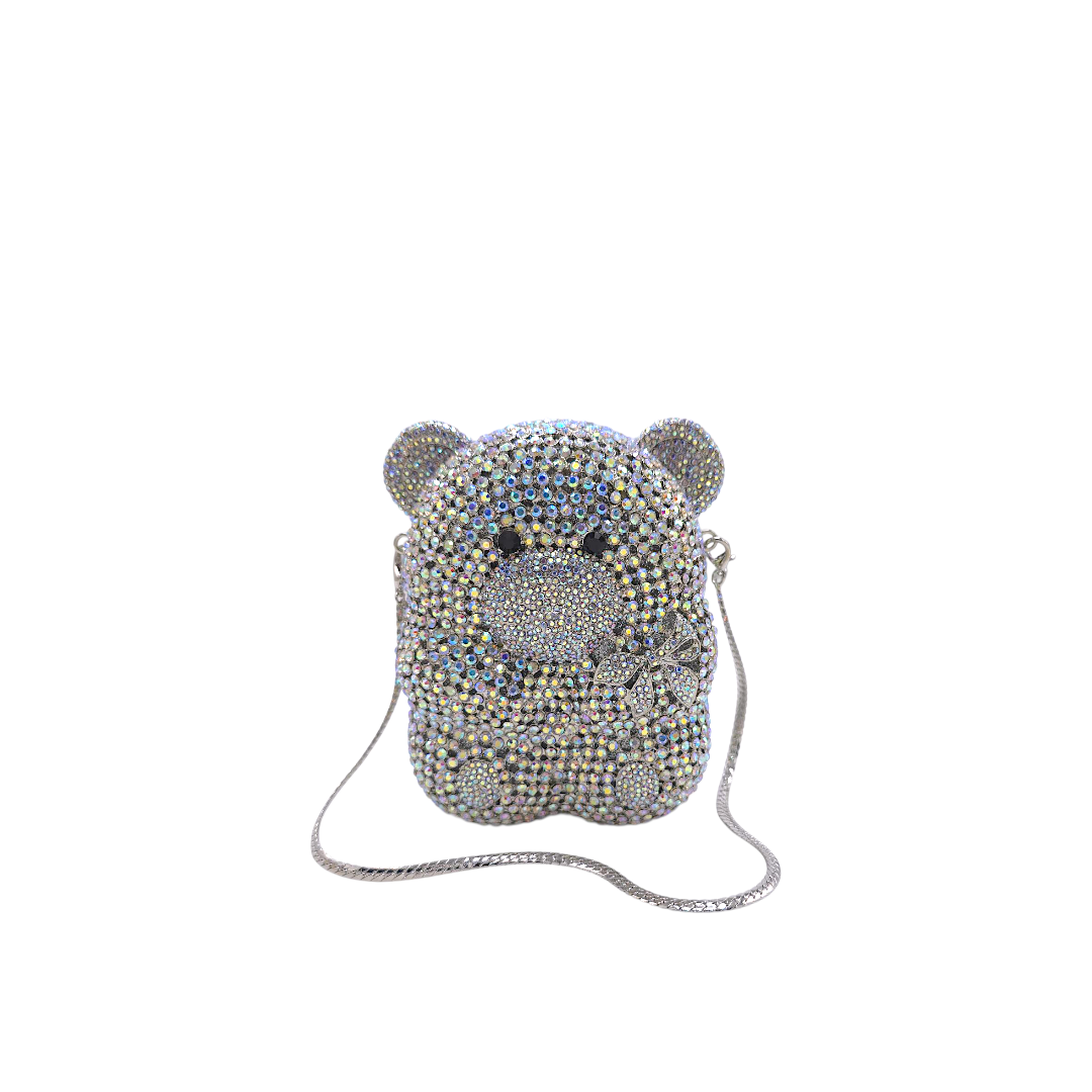 Luxury Teddy Bear Clutch - Fashion Vogue 