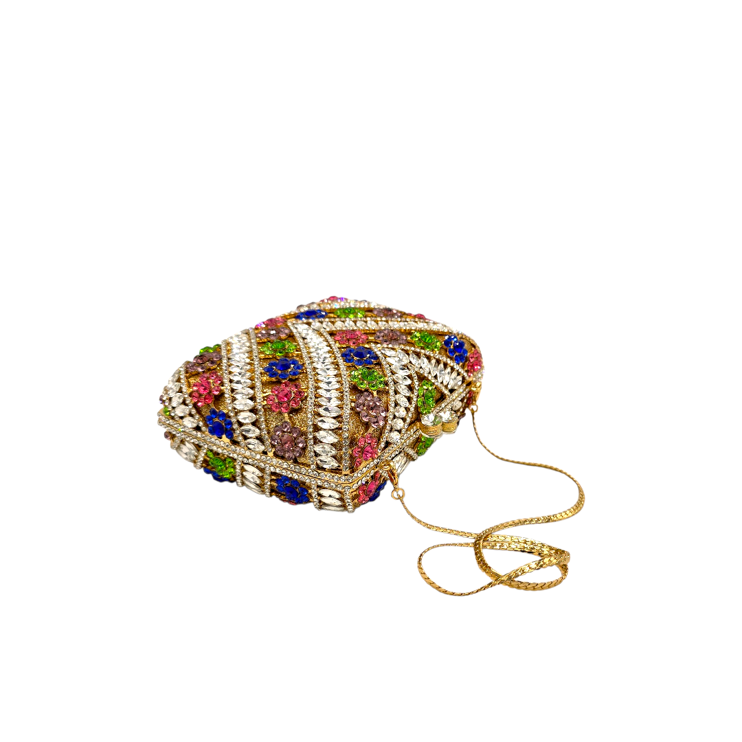 Elegant Embellished Crystal Clutch - FH03 - Fashion Vogue 