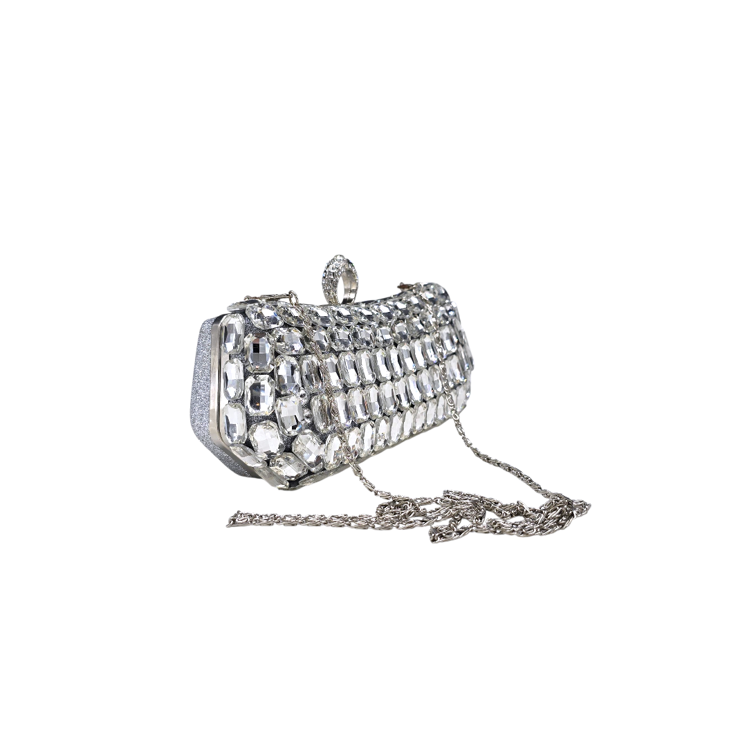 Stylish Stone Clutch - 03954-4 - Fashion Vogue 