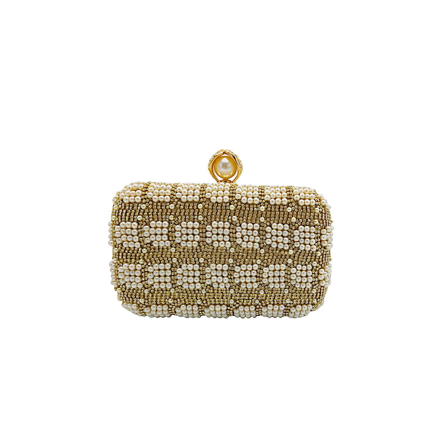 Pearl Beaded Clutch - Fashion Vogue 
