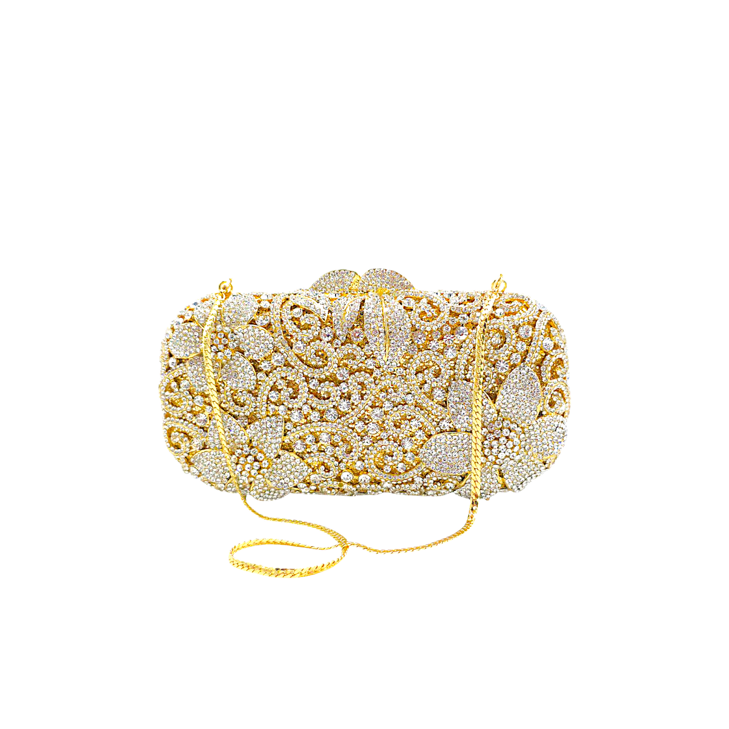 Elegant Floral Bridal Clutch - SH36 - Fashion Vogue 